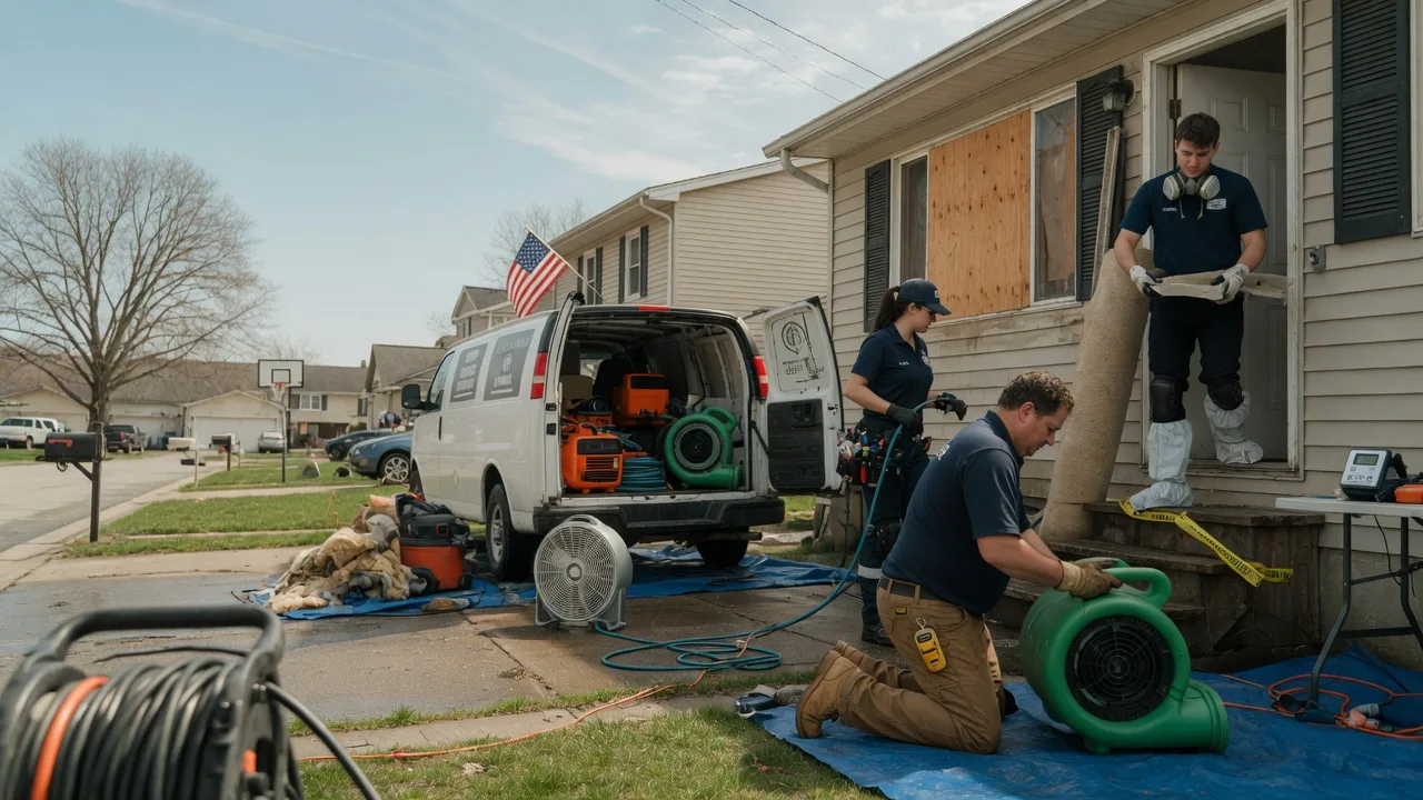 Water Damage Restoration in Midway, PA near me